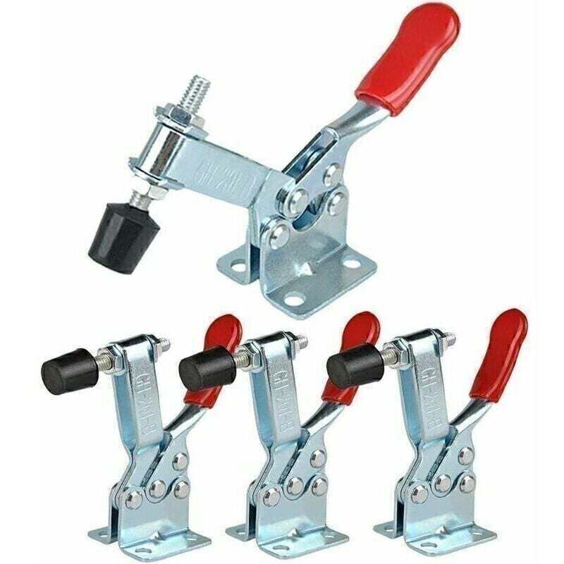 foto del prodotto lablanc morsetto a ginocchiera 4 pezzi morsetto a ginocchiera orizzontale gh 201 b morsetto a sgancio rapido capacit 90 kg 198 libbre morsetto