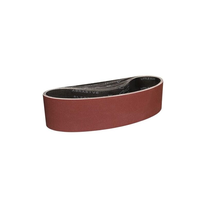 foto del prodotto lablanc nastri abrasivi 100x915 mm, 10 pezzi di nastro abrasivo grana 120 per levigatura e lucidatura con levigatrice a nastro portatile