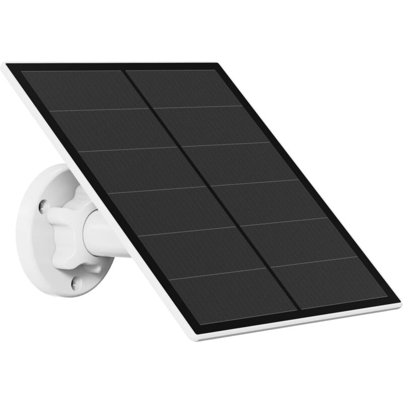 foto del prodotto lablanc pannello solare da 5 w per telecamera di sicurezza, pannello solare usb per telecamera esterna, batteria ricaricabile dc 5 v, pannelli