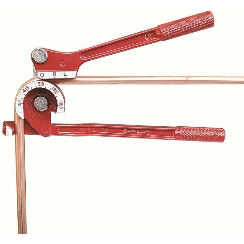 foto del prodotto lablanc piegatubi manuale 3 in 1 curvatubi a leva per impieghi gravosi da 1 4 a 5 16 a 3 8 180 gradi adatto per tubi in ottone, alluminio