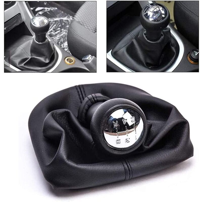 foto del prodotto lablanc pomello del cambio a 5 velocit con cuffia compatibile con peugeot 207 307 308 cc