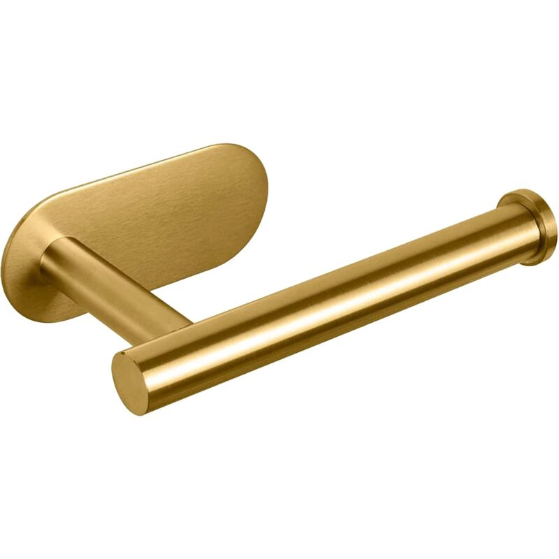 foto del prodotto lablanc porta carta igienica autoadesivo, acciaio inossidabile sus304 spesso, antiruggine, senza foratura, adatto per bagno, cucina, wc oro 