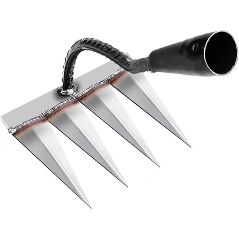foto del prodotto lablanc rastrello da giardino, attrezzi da giardino, rastrello per diserbo, attrezzi da giardinaggio, rastrello per prato, scarificatore manuale a