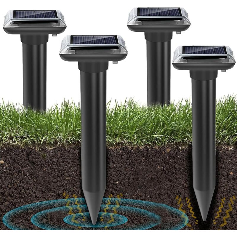 foto del prodotto lablanc repellente solare per talpe, repellente ultrasonico per talpe, repellente per serpenti, repellente per gopher e altri repellenti per