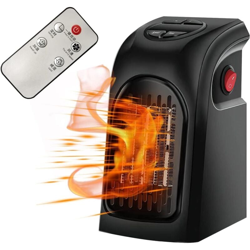 foto del prodotto lablanc riscaldatore da 400 w termoventilatore in ceramica, termoventilatore silenzioso, mini termoventilatore, termoventilatore elettrico