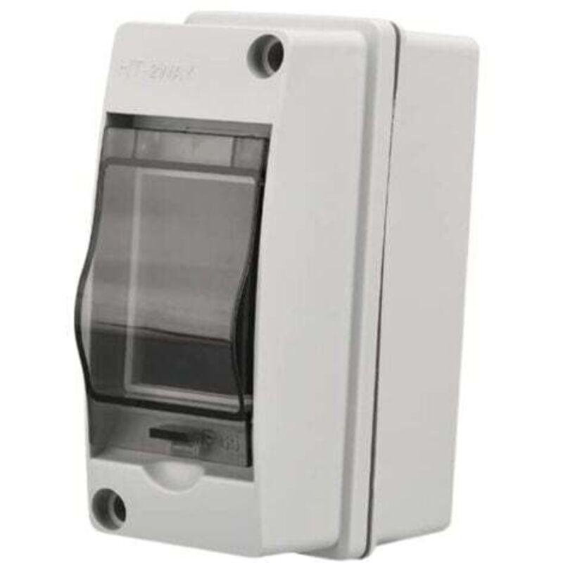 foto del prodotto lablanc scatola elettrica impermeabile per esterni ip65, 2 moduli, superficie in plastica abs, scatola elettrica impermeabile per esterni, armadio