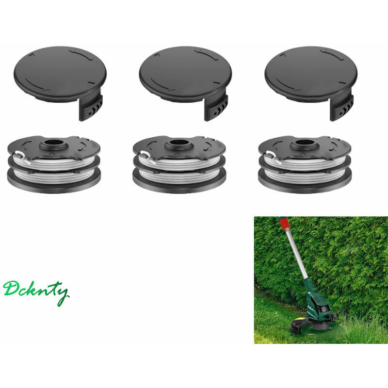 foto del prodotto lablanc set di 3 bobine con copribobina per parkside prta 20 li a1 ian 311046, prta 20 li b1 ian 330831, prta 20 li b2 ian 334231, prta 20 li