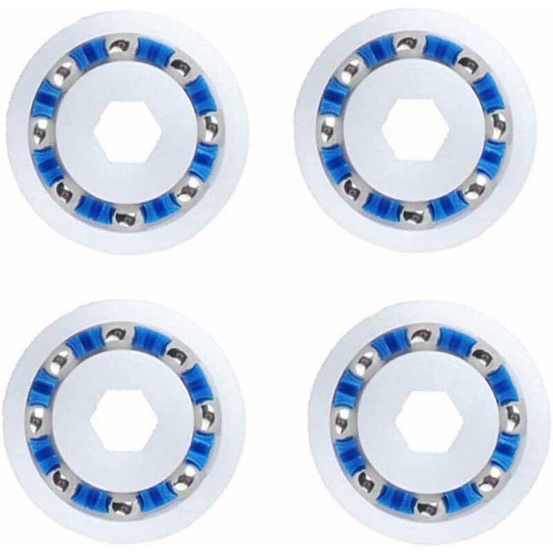 foto del prodotto lablanc set di 4 cuscinetti a sfera adattabili, compatibili con le ruote dei robot pulitori per piscine polaris 360 380 3900 sport equivalente a