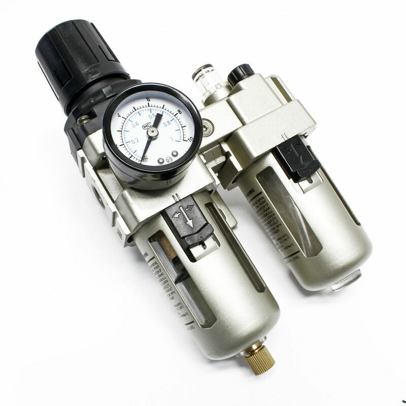 foto del prodotto lablanc set di trattamento dell aria compressa 12,91 mm filtro regolatore separatore d acqua lubrificatore 1 2 ac4010 04d