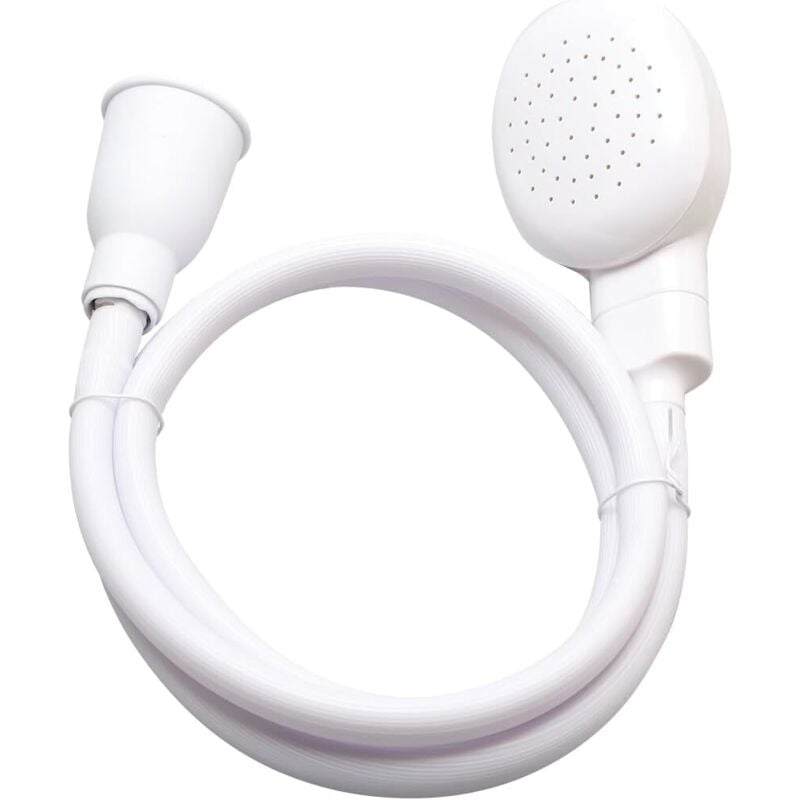 foto del prodotto lablanc soffione doccia in plastica con attacco universale per lavandino, tubo flessibile portatile per animali domestici, soffione doccia