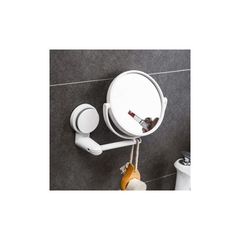 foto del prodotto lablanc specchio da parete per bagno con ventosa, specchio per il trucco, specchio da parete a 360 , specchio ingranditore bifacciale, specchio da
