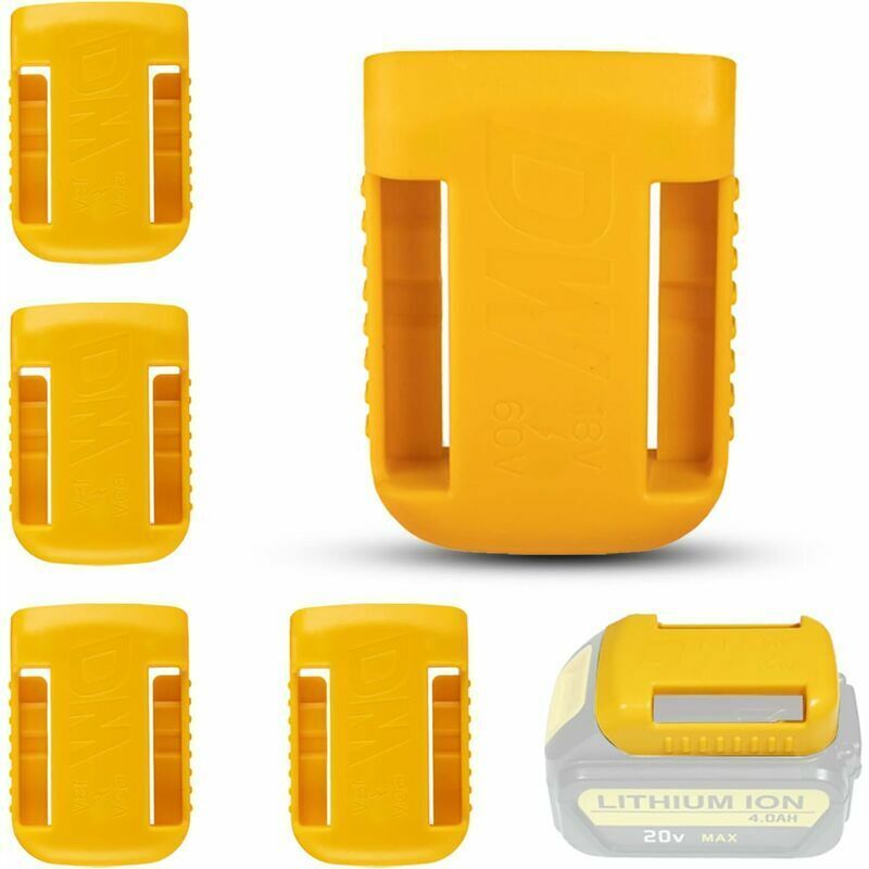 foto del prodotto lablanc supporto per batteria da 5 pezzi per batteria dewalt 20v 60v dcb200 dcb203 dcb205