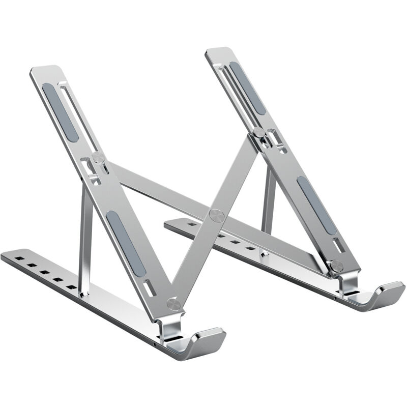 foto del prodotto lablanc supporto per laptop 6 livelli regolabili, dissipatore ventilato in alluminio, compatibile con la maggior parte dei modelli