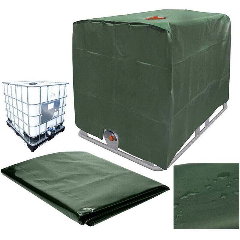 foto del prodotto lablanc telo di copertura per serbatoio dell acqua ibc, antipolvere, anti uv, adatto per serbatoio ibc da 1000 litri 210d