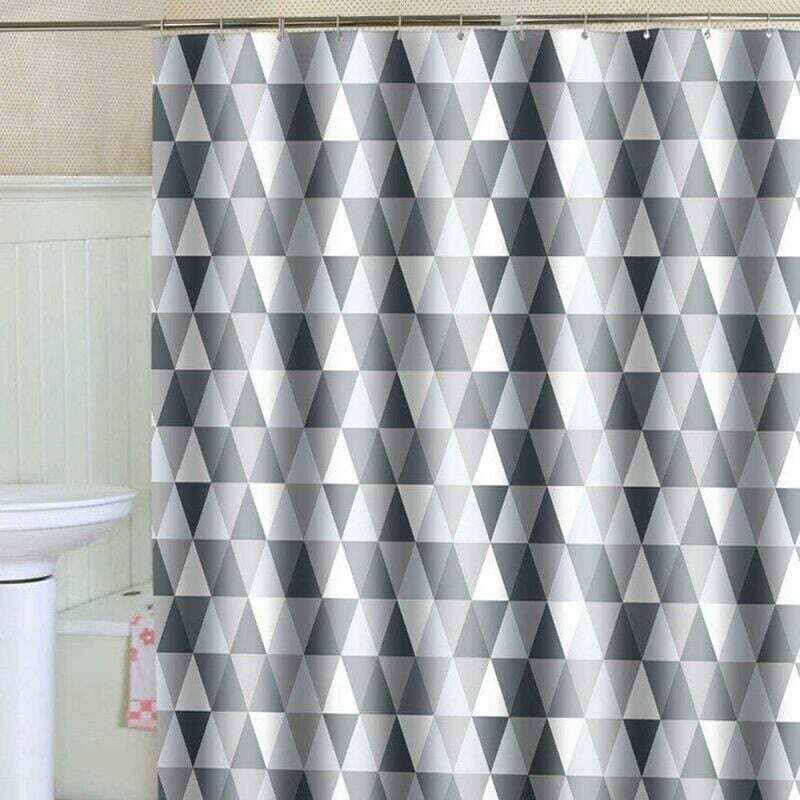 foto del prodotto lablanc tenda da doccia 200 x 220 cm larghezza 200 cm, altezza 220 cm , tessuto in poliestere impermeabile, antibatterico, antimuffa, lavabile,