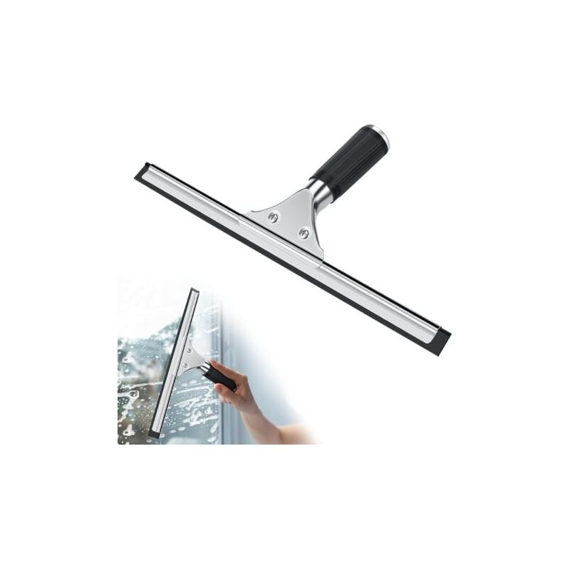 foto del prodotto lablanc tergivetro professionale in acciaio inox per la pulizia e l asciugatura di vetri, piastrelle, bagno, 35 cm