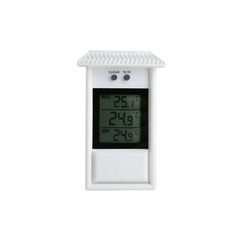 foto del prodotto lablanc termometro digitale resistente alle intemperie, design classico, misurazione accurata per uso interno ed esterno, adatto per giardino,