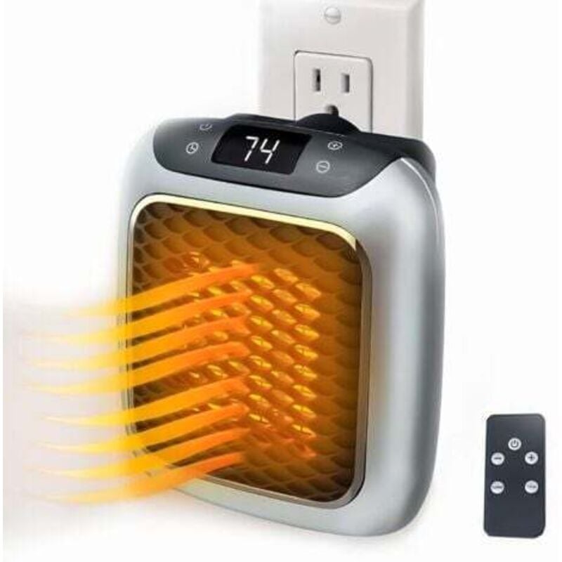 foto del prodotto lablanc termoventilatore intelligente in ceramica da 800 w, termoventilatore elettrico con presa a muro, mini termoventilatore elettrico con