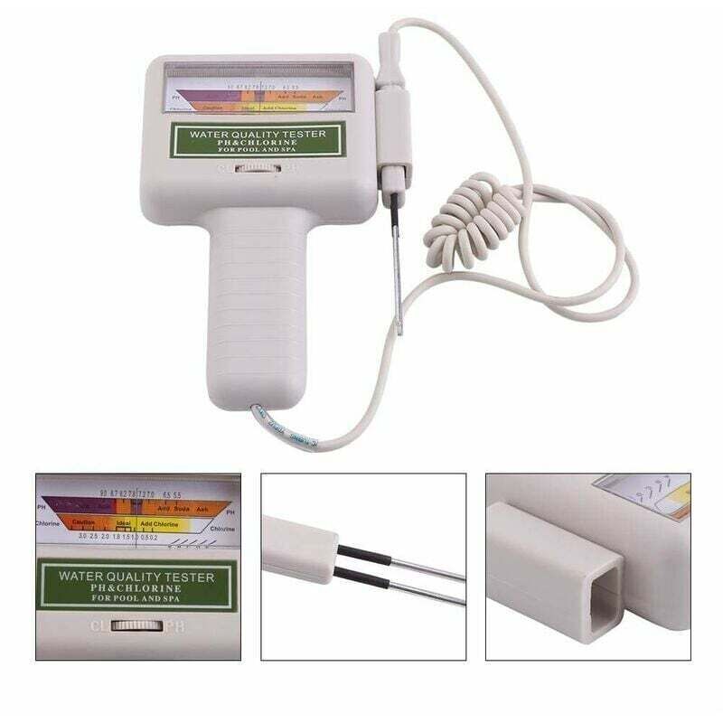 foto del prodotto lablanc tester di cloro per piscina, analizzatore di cloro per piscina con ph 7.27.8, tester elettronico di cloro, kit portatile per test