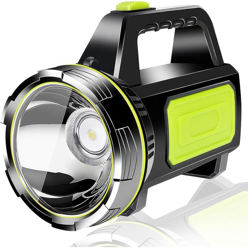 foto del prodotto lablanc torcia led ricaricabile super luminosa da 1000 lm, torcia da campeggio portatile, torcia standard impermeabile ipx5 con 2 modalit per