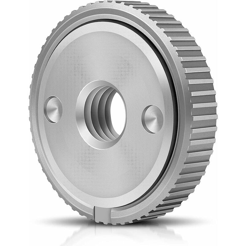 foto del prodotto lablanc unit di serraggio quick lock nut per tutte le smerigliatrici angolari con filettatura m14 di aeg, black decker, flex, hitachi, metabo,