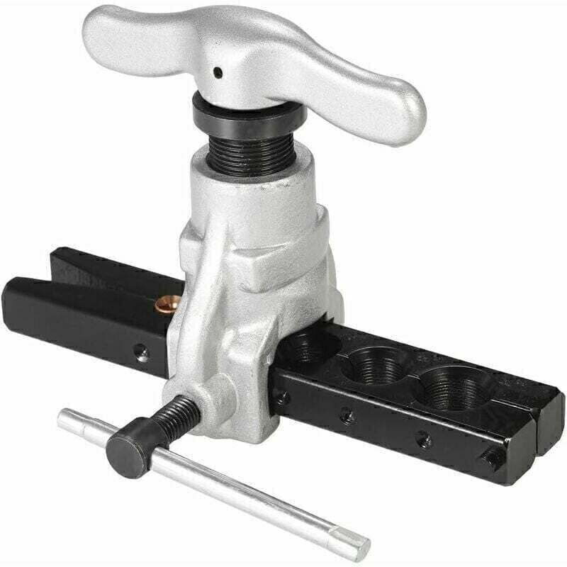 foto del prodotto lablanc utensile per svasatura eccentrica per tubi di refrigerazione, 6 dimensioni di matrice, 1 4 3 4 pollici, cono eccentrico a 45 gradi per tubi