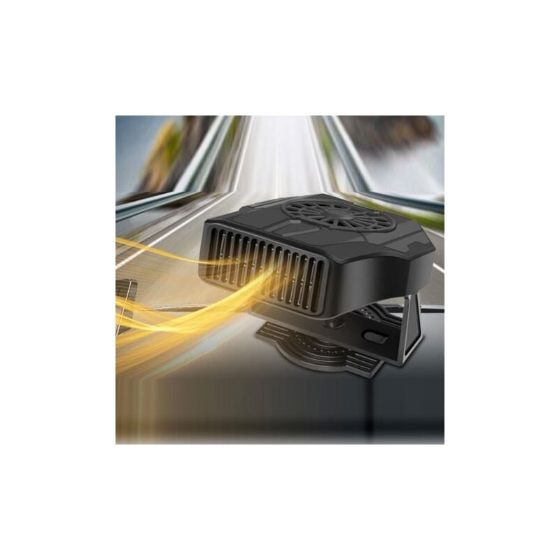 foto del prodotto lablanc ventilatore riscaldante portatile per auto da 12 v e 120 w, sbrinatore per parabrezza, sbrinatore automatico per parabrezza, vento caldo e