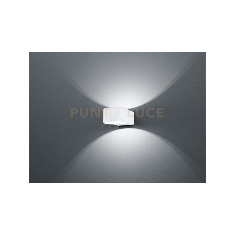 foto del prodotto lacapo applique led 4,3w 430lm, 3000k bianca interno bianco d. 10cm p. 15cm