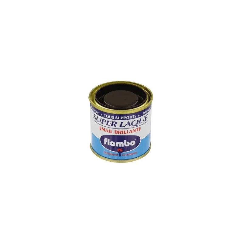 foto del prodotto lacca flambo 50ml marrone scuro.