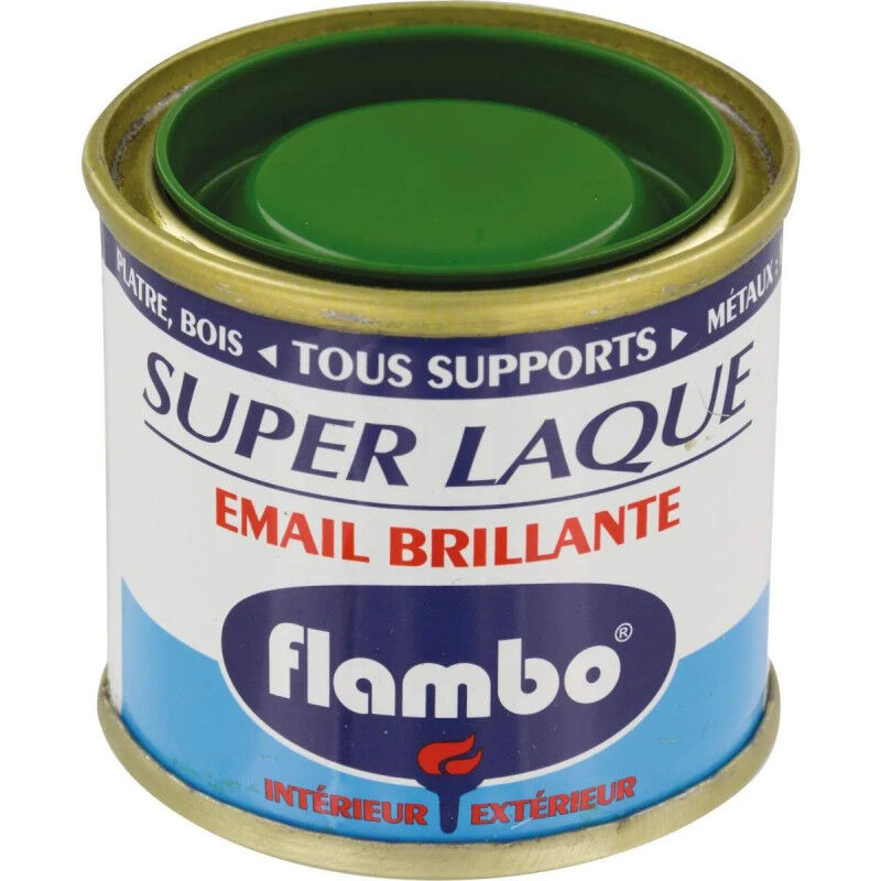 foto del prodotto lacca flambo 50ml verde scuro.