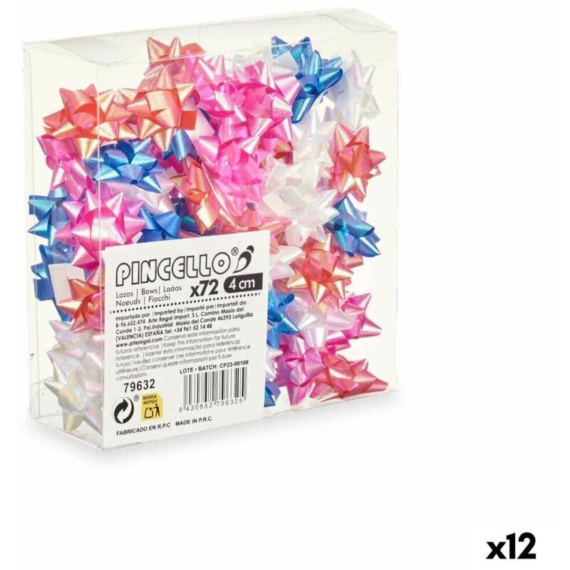foto del prodotto lacci pincello pvc 4 cm 19 x 19 x 6 cm brillante torta (12 unità)