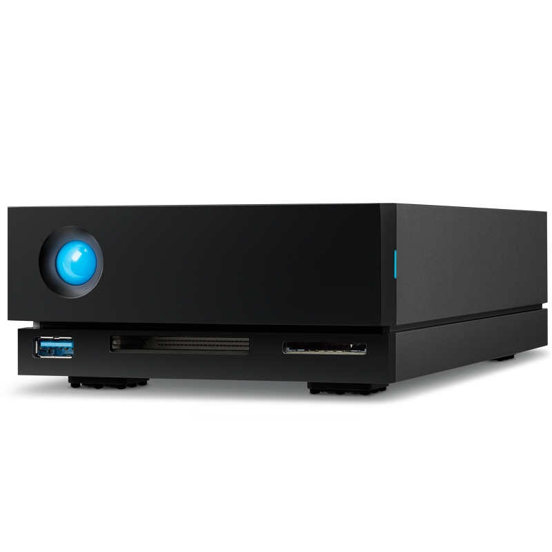 foto del prodotto lacie 1big dock disco rigido esterno 8000 gb nero