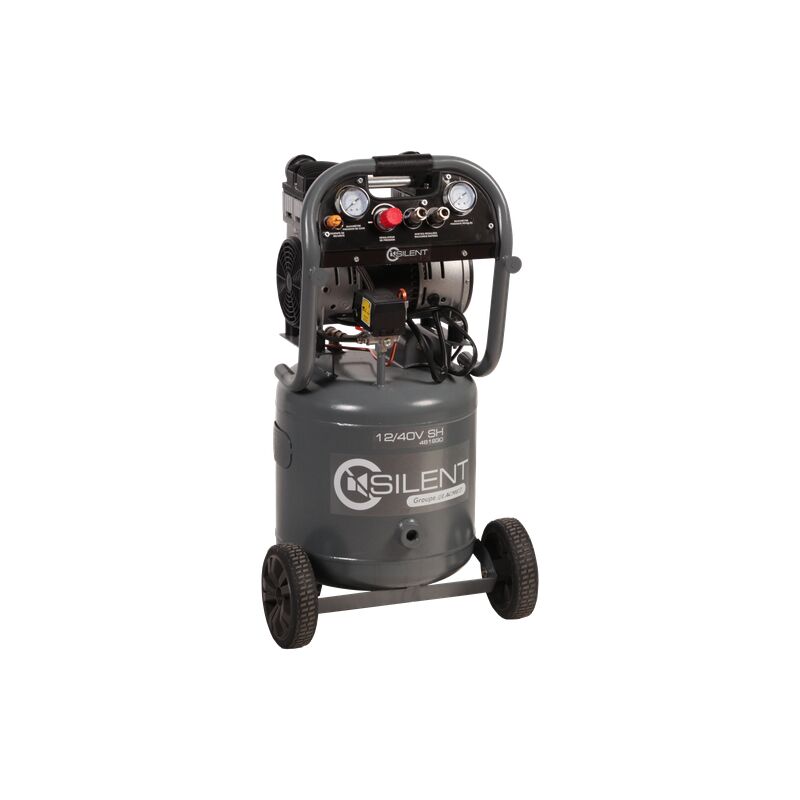 foto del prodotto lacme compressore silent 12 40v sh 12 m h monofase 40 l 8 bar 461930