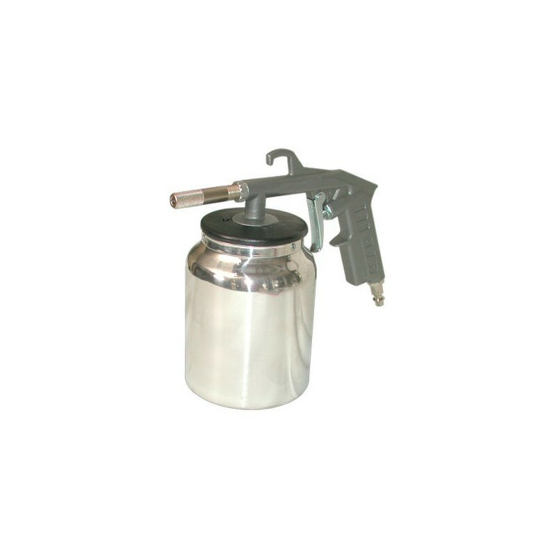 foto del prodotto lacme lacm pistola per sabbiatura con secchio pneumatico 1l calibro sabbia 0,1 0,2