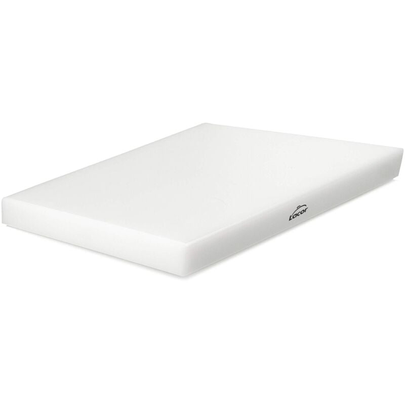 foto del prodotto lacor 60405 tavolo da taglio cucina, polietilene, con tacos antiscivolo, adatto per lavastoviglie, gn 1 2, spessore 3 cm, 32, 5 x 26, 5 cm, bianco