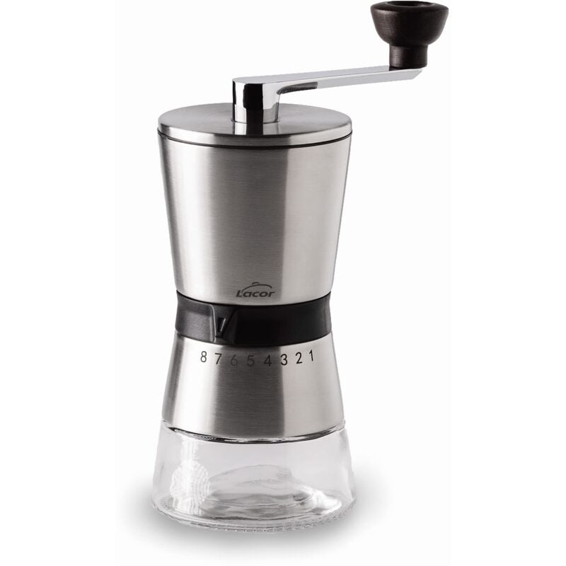 foto del prodotto lacor 62817 62817 mulino manuale acciaio inox 45 g acciaio 18 10