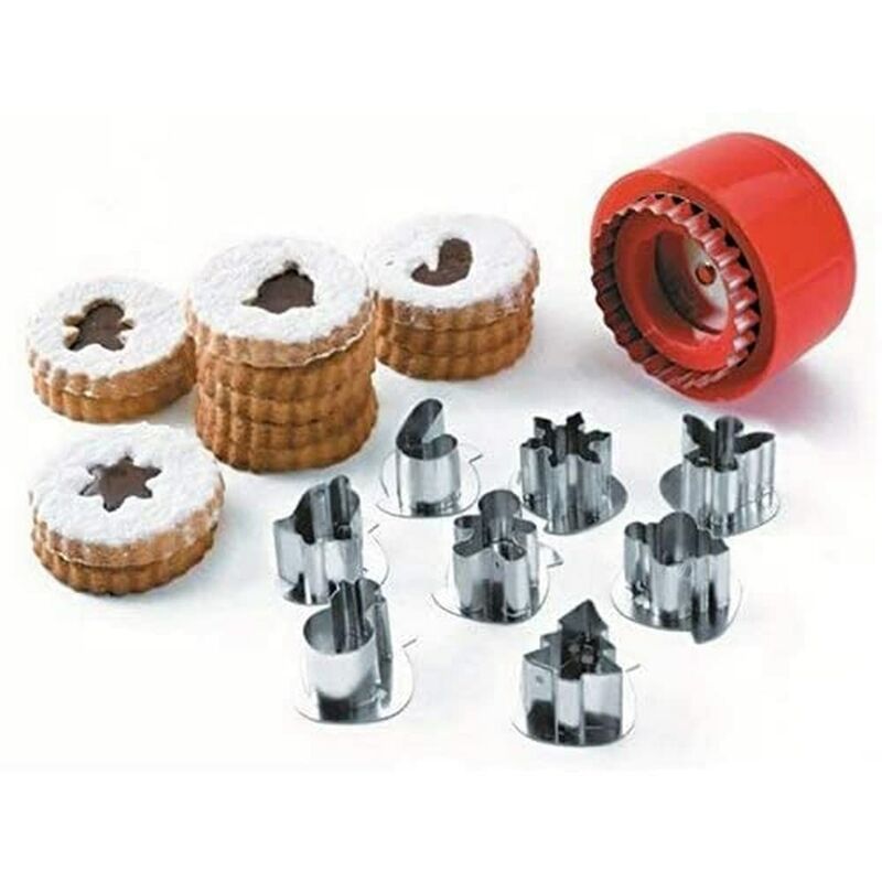 foto del prodotto lacor set 8 stampi per biscotti, acciaio inossidabile, centimeters