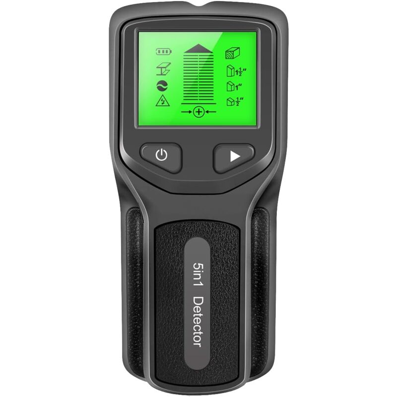 foto del prodotto lafomukea rilevatore di montanti 5 in 1 con chip a microprocessore intelligente e display lcd hd, rilevatori di travi con sensore di montanti per