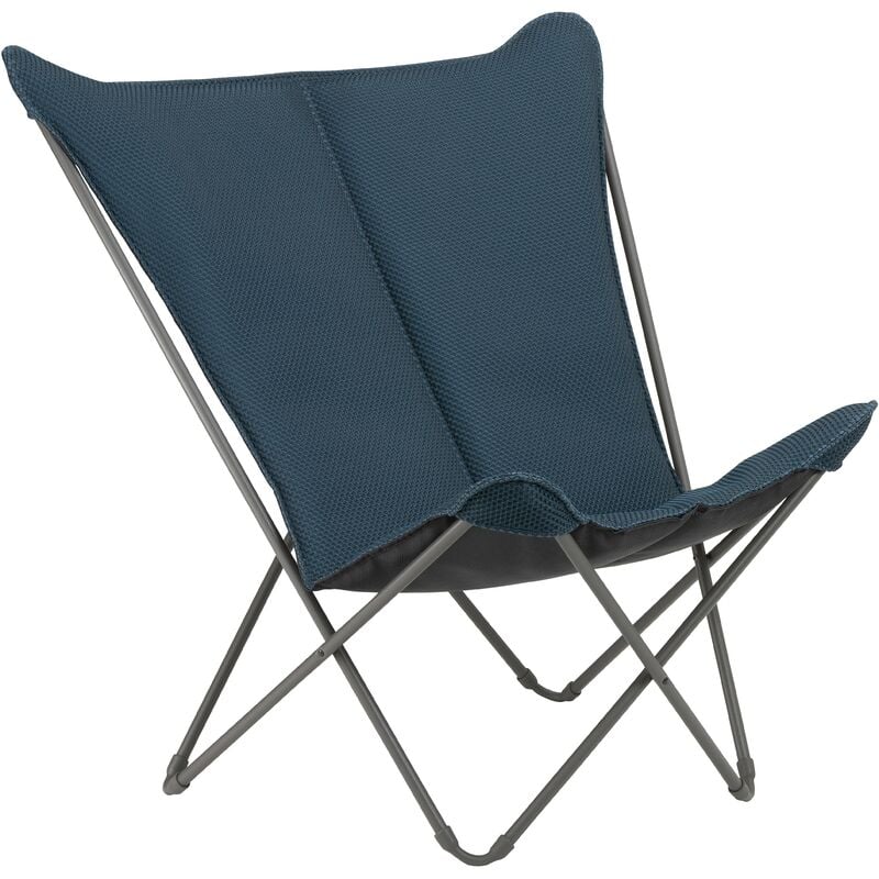 foto del prodotto lafuma mobilier - poltrona pieghevole pop up xl beconfort lafuma lfm5183 bleu encre