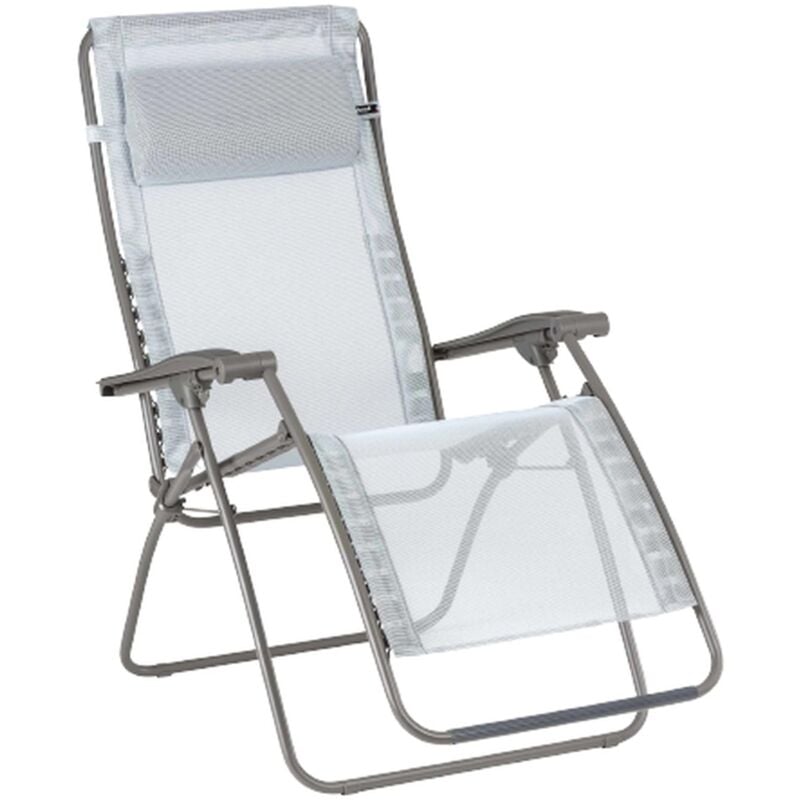 foto del prodotto lafuma mobilier rilassamento rsxa clip, batyline ciel batyline ciel acciaio titanio