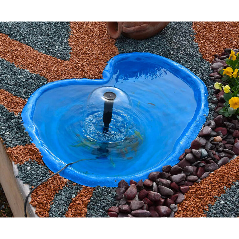 foto del prodotto laghetto artificiale da giardino 110x78x28 cm in polietilene 90 litri azzurro