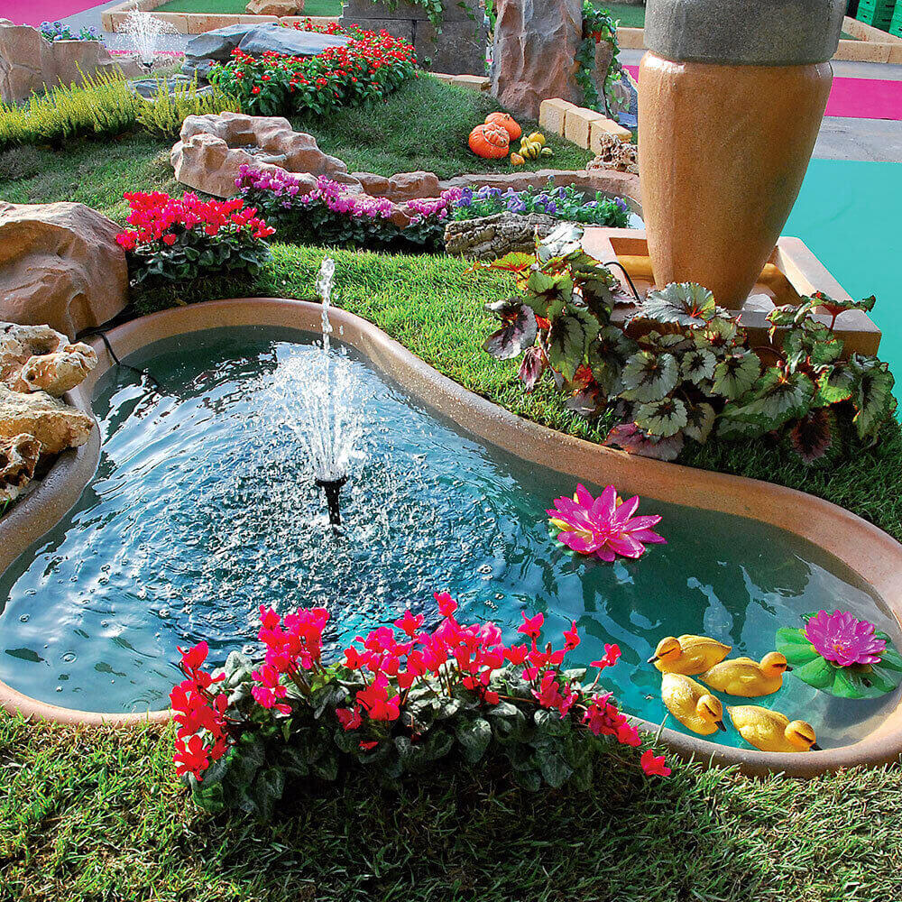 foto del prodotto laghetto artificiale roccia da giardino 197x126x50 cm 440 litri