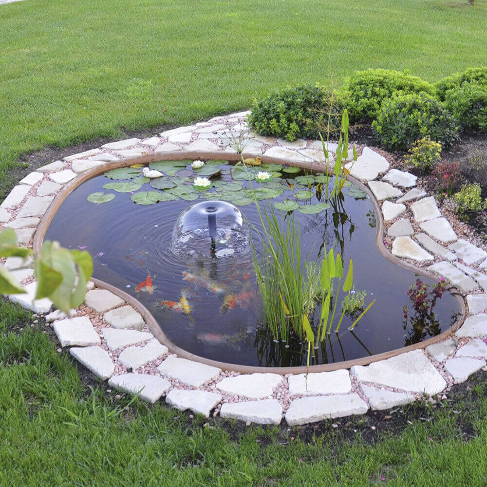 foto del prodotto laghetto artificiale roccia da giardino 207x205x95 cm 2180 litri