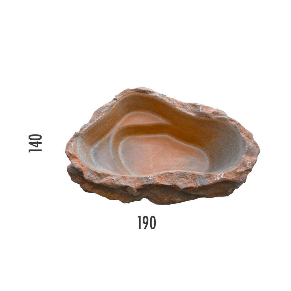 foto del prodotto laghetto artificiale roccia fuori terra 190x140x40 cm 270 litri