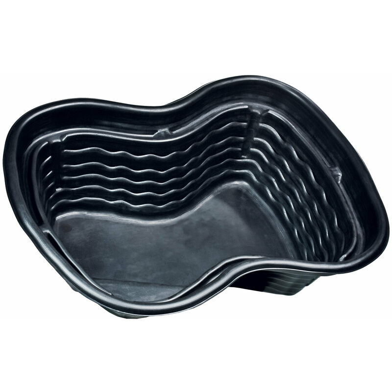 foto del prodotto laghetto artificiale termoformato in pe 157x125x54 cm 500 litri nero