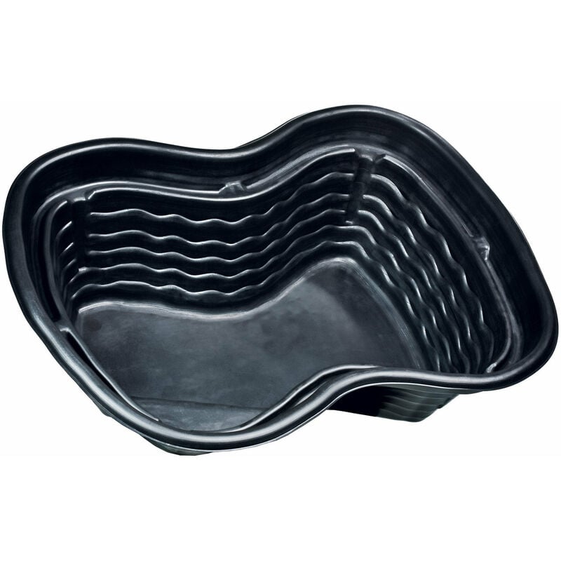 foto del prodotto laghetto artificiale termoformato in pe 224x150x70 cm 1000 litri nero