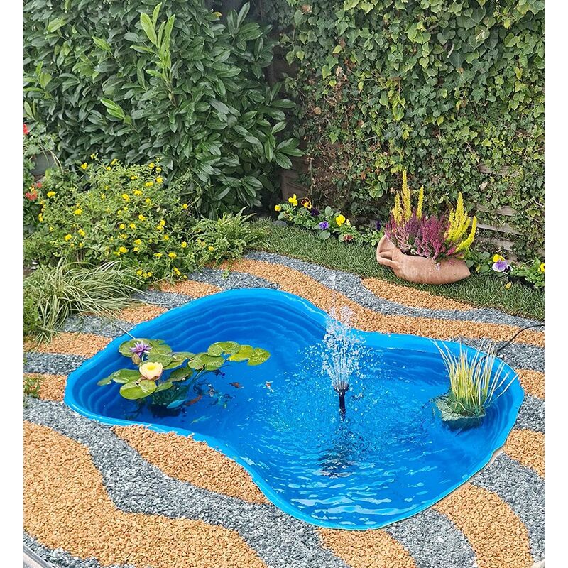 foto del prodotto laghetto bolsena azzurro cm. 178x130 profondit 45 cm. capacit 610 lt.