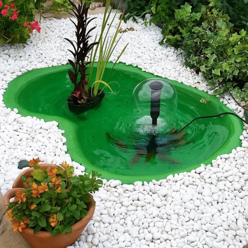 foto del prodotto laghetto caldonazzo verde e pompa syncra pond 0.5 da 700 litri ora