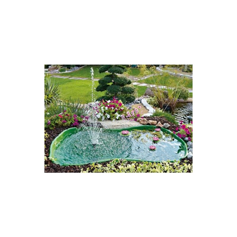 foto del prodotto laghetto da giardino bolsena polietilene verde interrare 178x125x45 litri 600