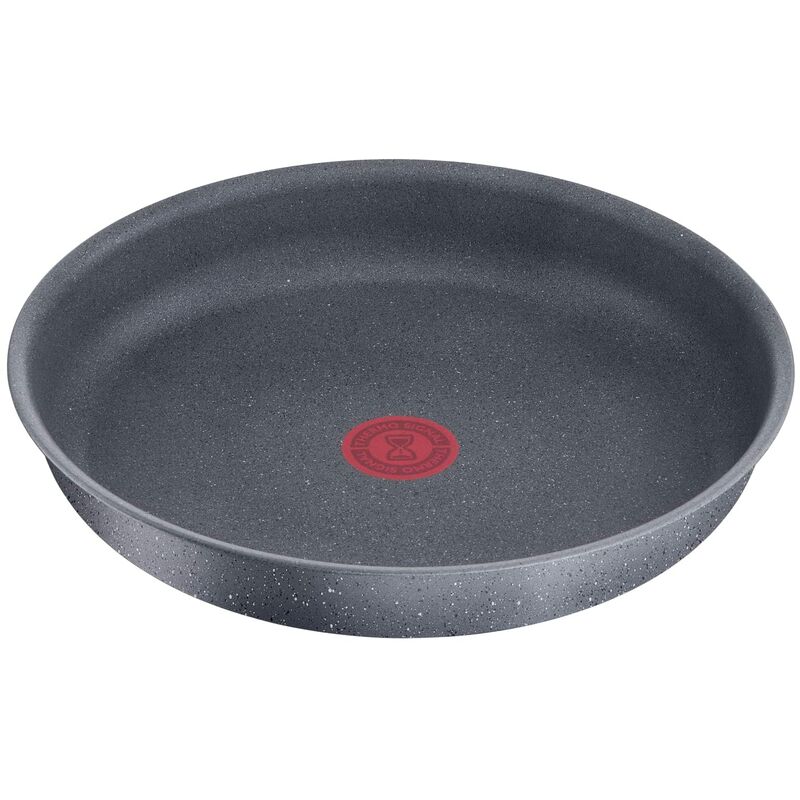 foto del prodotto lagostina ingenio mineralis green padella 24 cm, padella in alluminio 100 riciclato, per gas, forno e induzione, con indicatore di cottura,